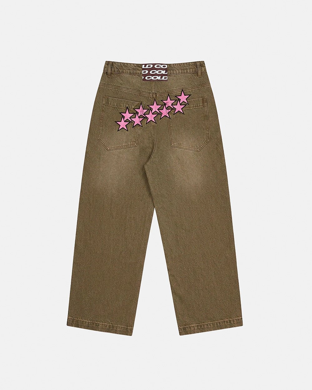 STARS V2 PANTS GREEN WASH DENIM - Cold Culture