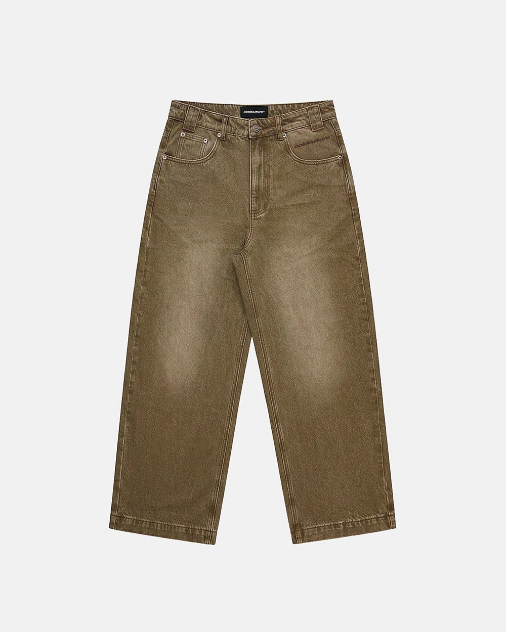 STARS V2 PANTS GREEN WASH DENIM - Cold Culture