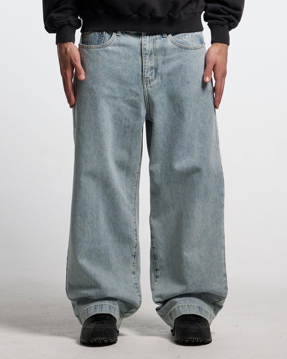 STARS V2 PANTS LIGHT BLUE DENIM - Cold Culture #man