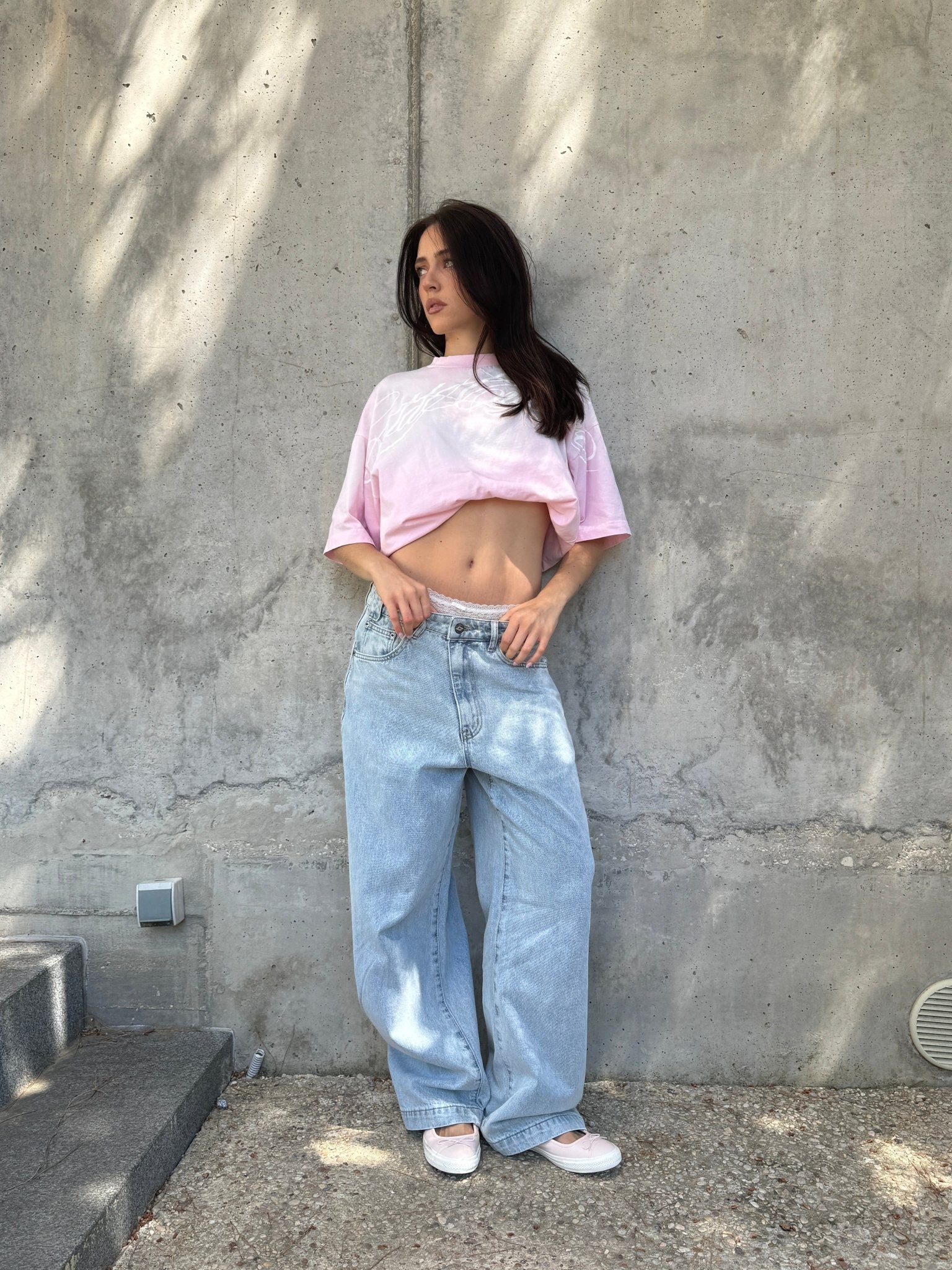 STARS V2 PANTS LIGHT BLUE DENIM - Cold Culture
