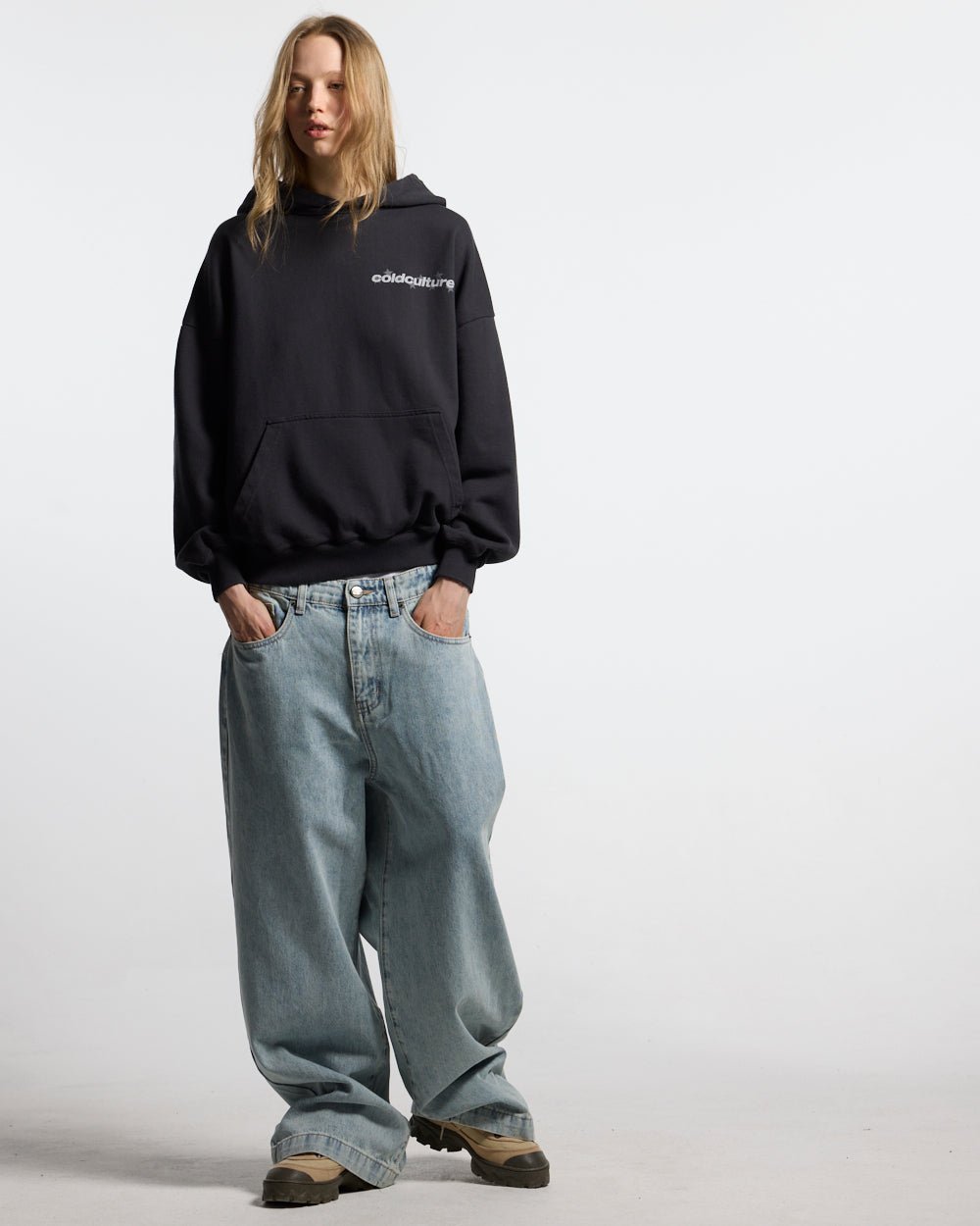 STARS V2 PANTS LIGHT BLUE DENIM - Cold Culture