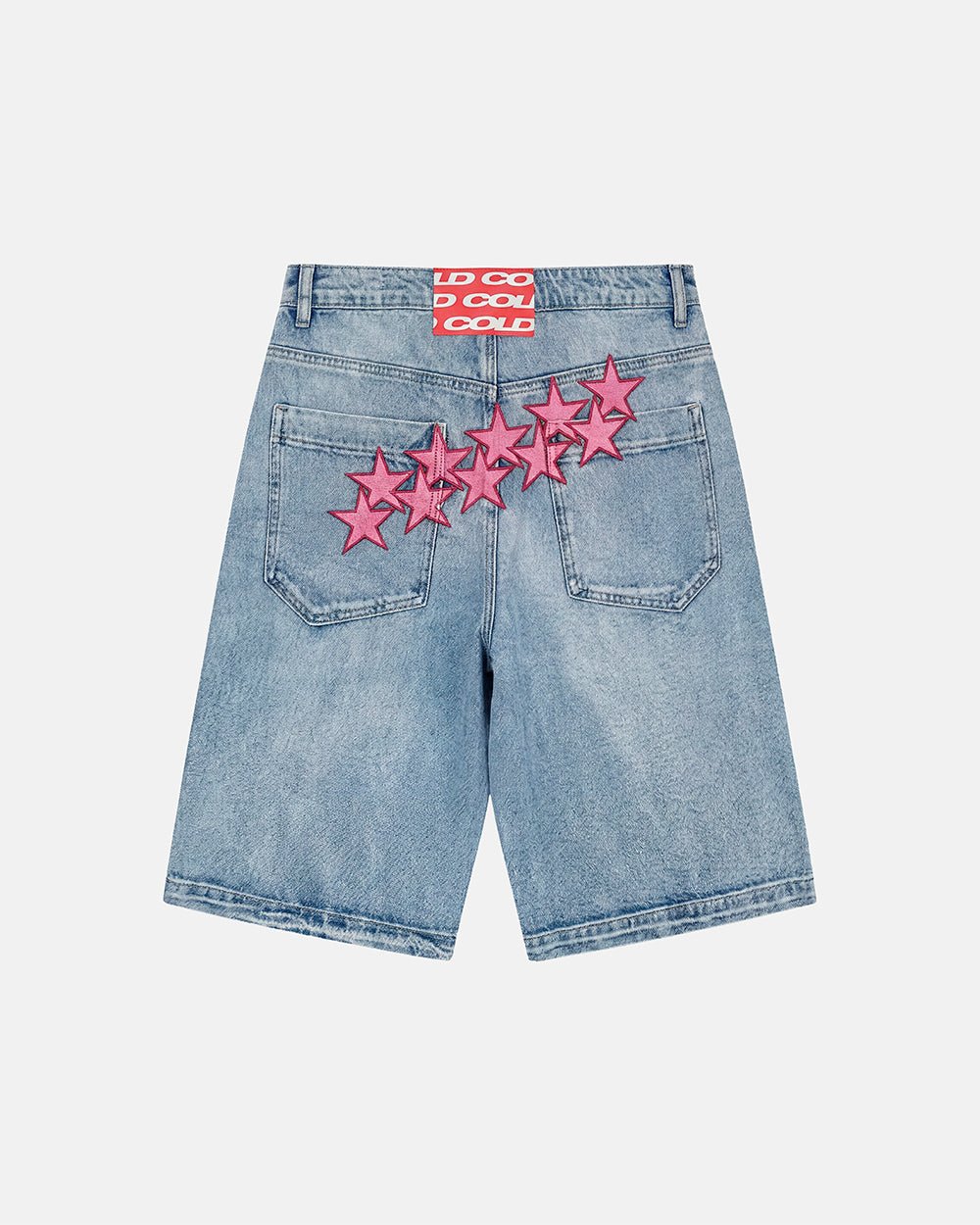 STARS V2 SHORTS LIGHT DENIM - Cold Culture