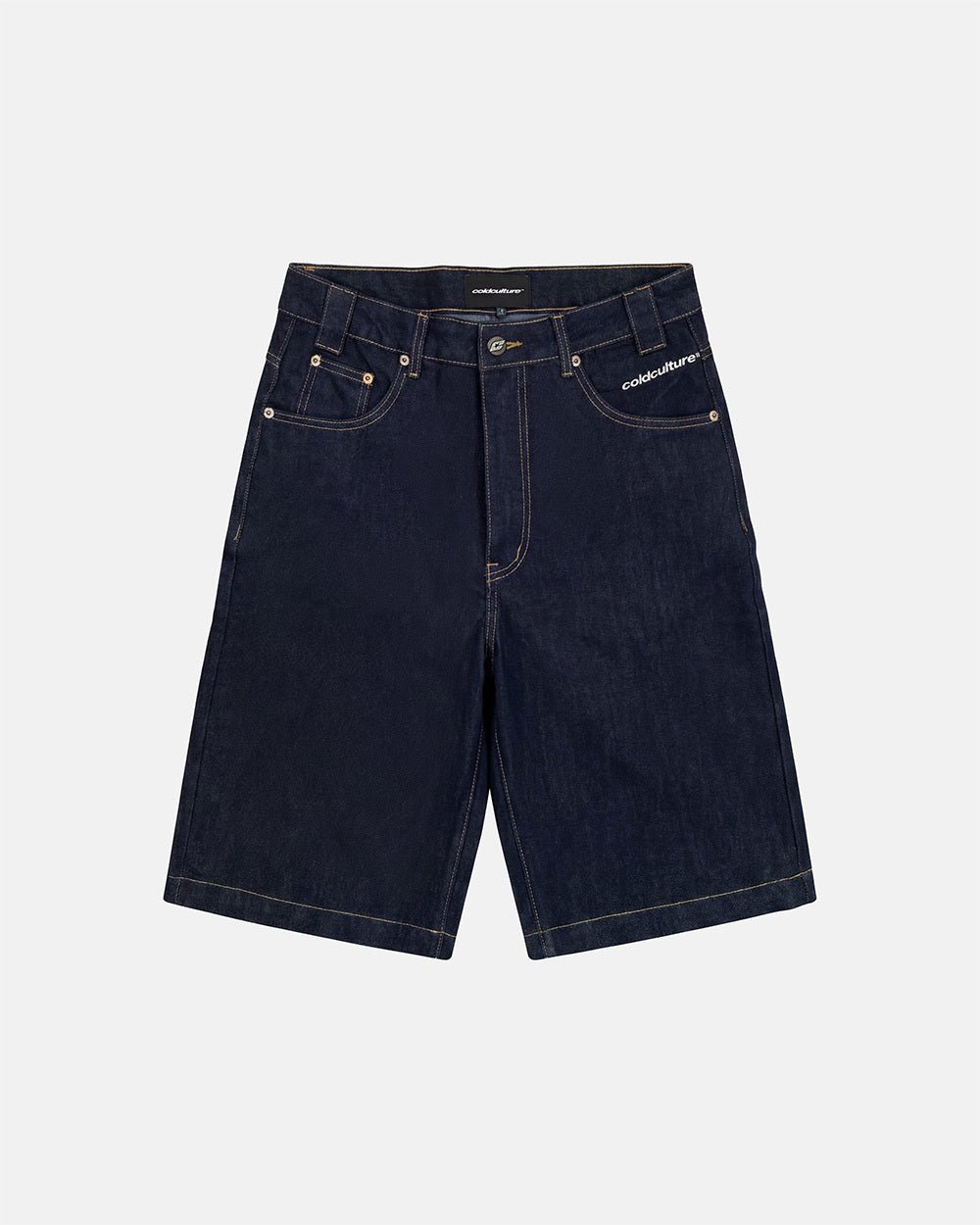 STARS V2 SHORTS RAW DENIM - Cold Culture