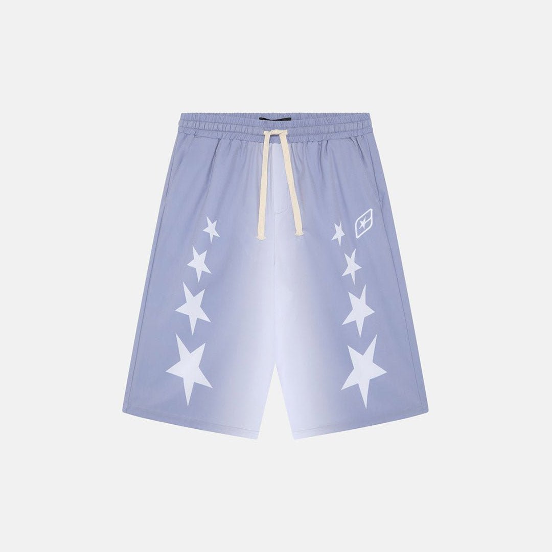 STARS WIDE SWIM SHORTS LILAC - Cold Culture