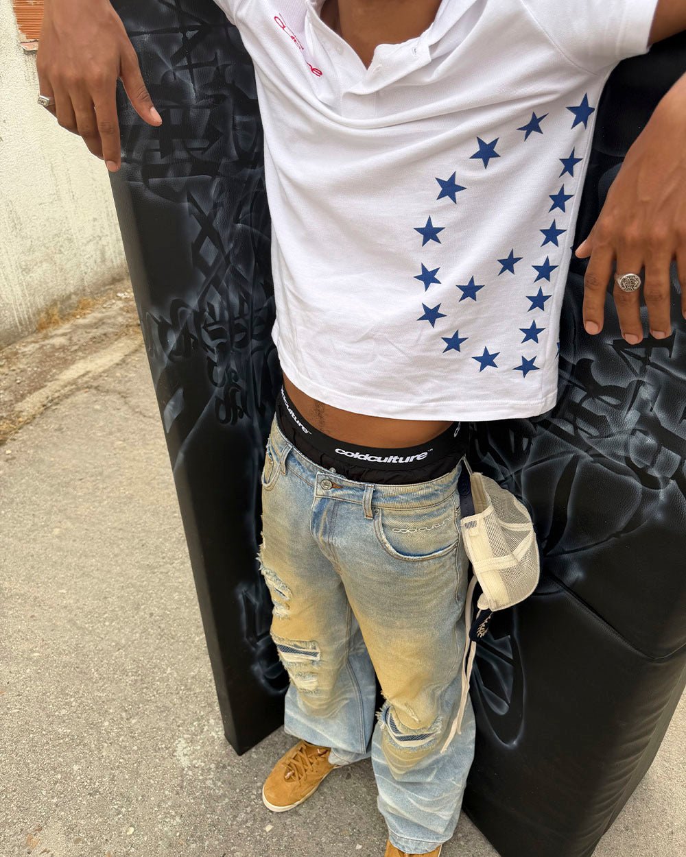STARTRAIL POLO WHITE - Cold Culture