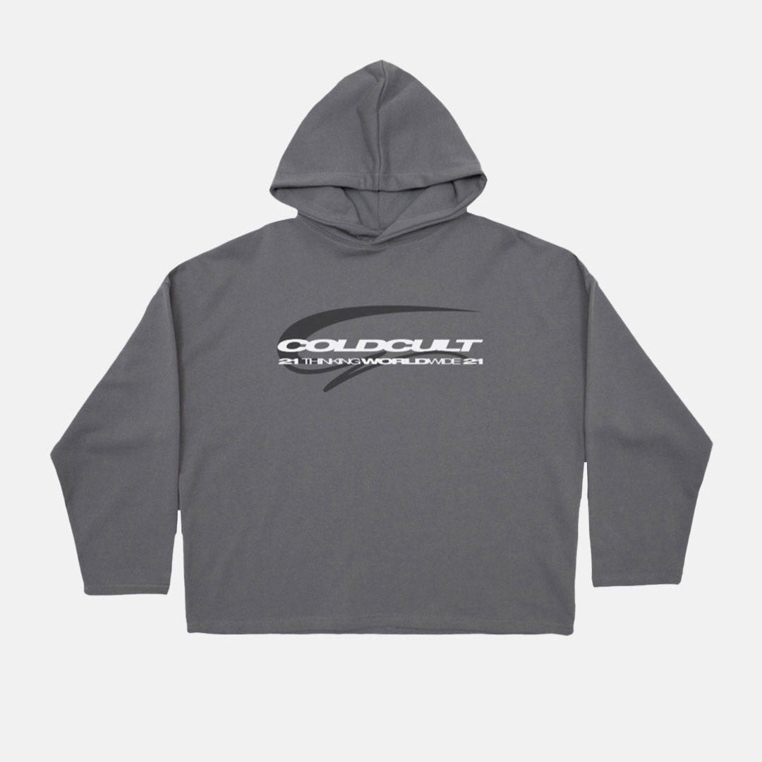 STELLA HOODIE DUST GREY - Cold Culture