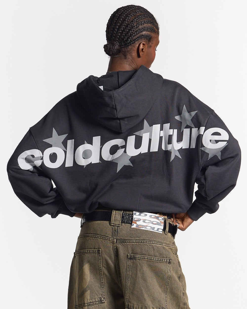 STELLAR HOODIE BLACK - COLD CULTURE