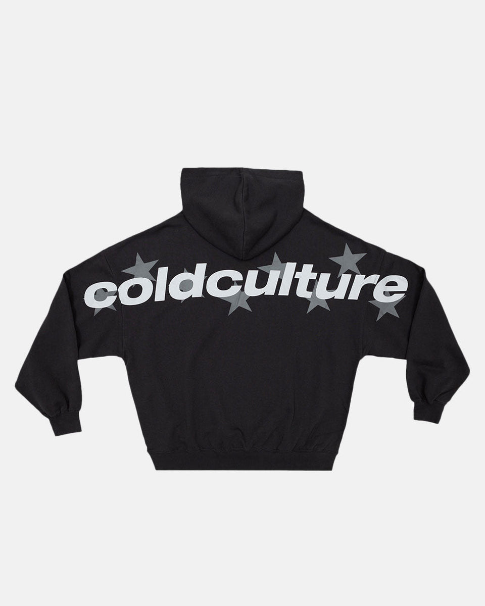STELLAR HOODIE BLACK | COLD CULTURE™ | STREETWEAR CLOTHING BRAND