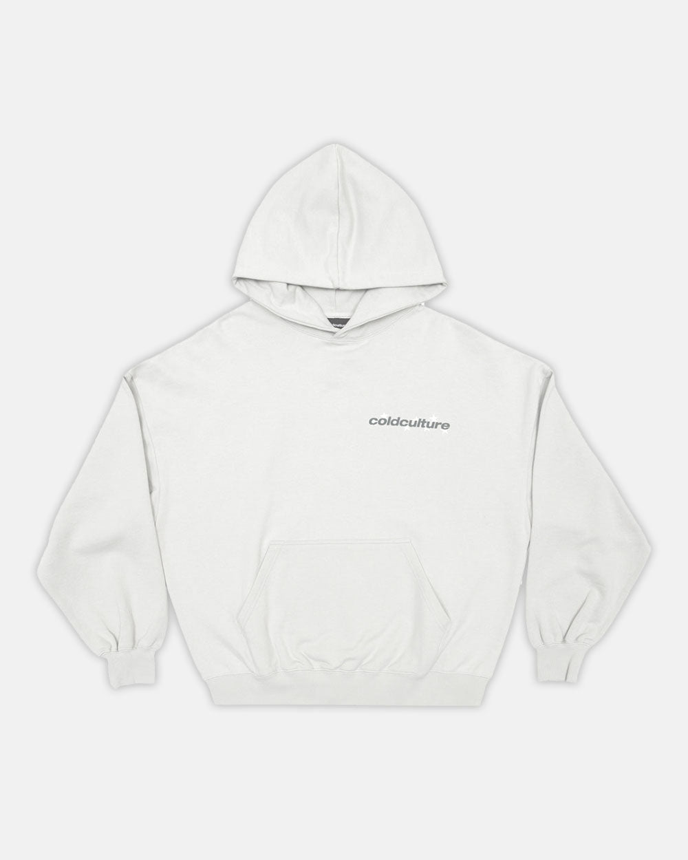 STELLAR HOODIE LIGHT GREY - COLD CULTURE