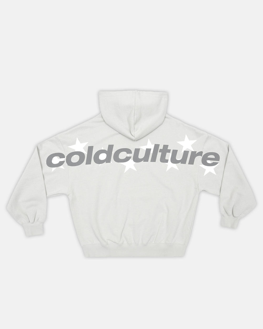 STELLAR HOODIE LIGHT GREY - COLD CULTURE