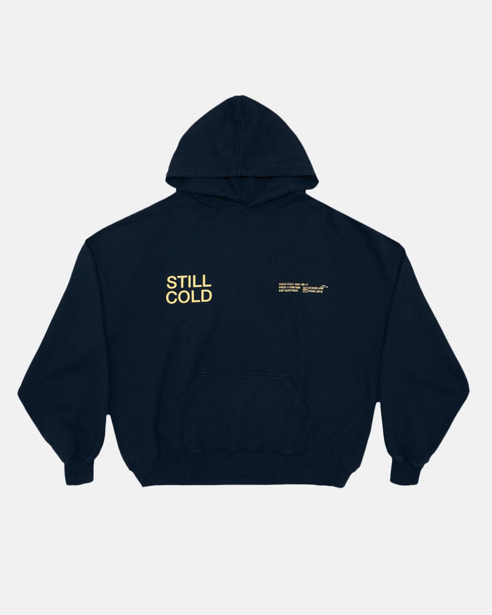 STILL COLD HOODIE MIDNIGHT BLUE - COLD CULTURE