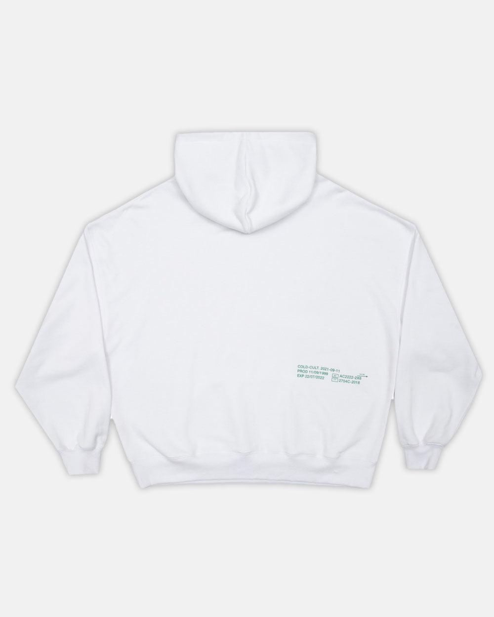 STILL COLD HOODIE WHITE - COLD CULTURE