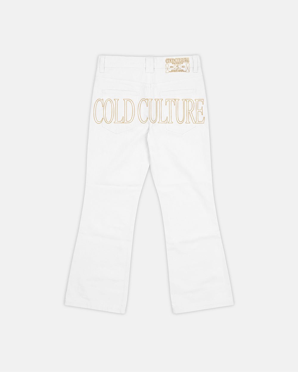 STIRRUP BOOTCUT WHITE - Cold Culture