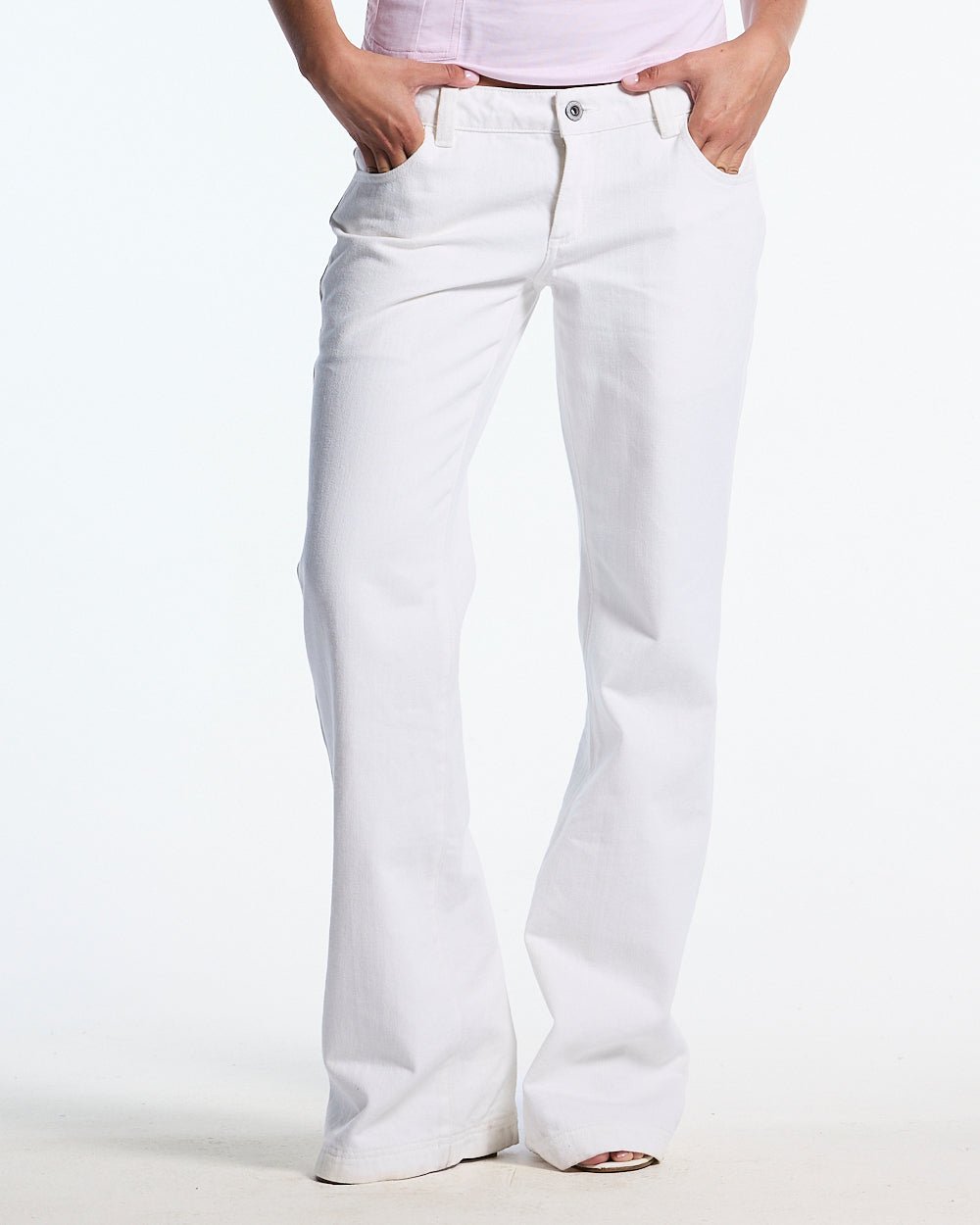STIRRUP BOOTCUT WHITE - Cold Culture