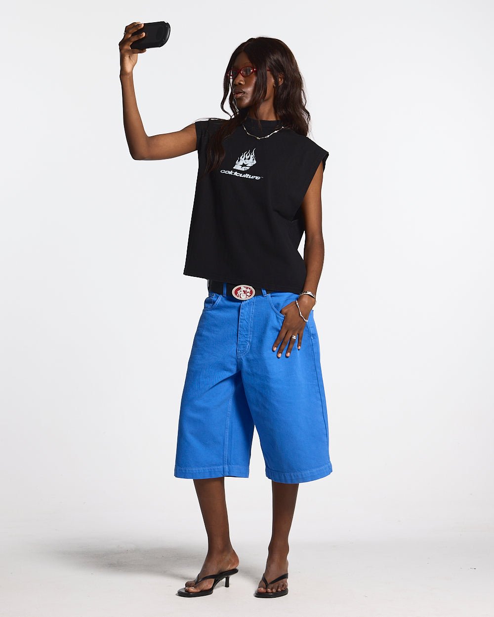 STITCHING JORTS TRUE BLUE - COLD CULTURE