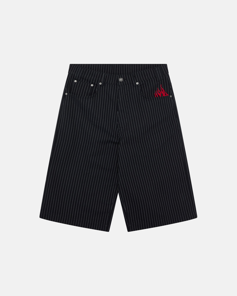 STRIPE FADE JORTS BLACK - COLD CULTURE