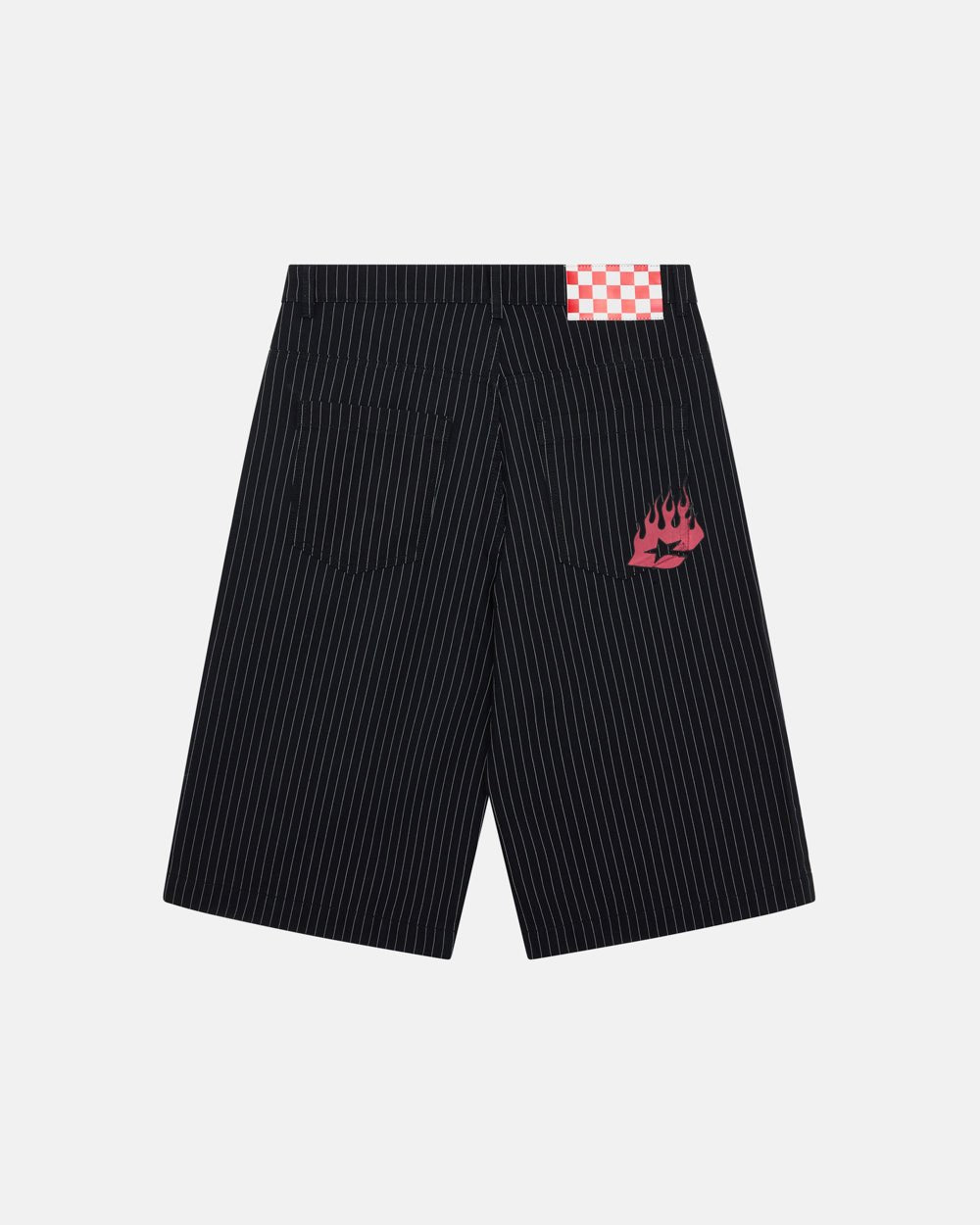 STRIPE FADE JORTS BLACK - COLD CULTURE