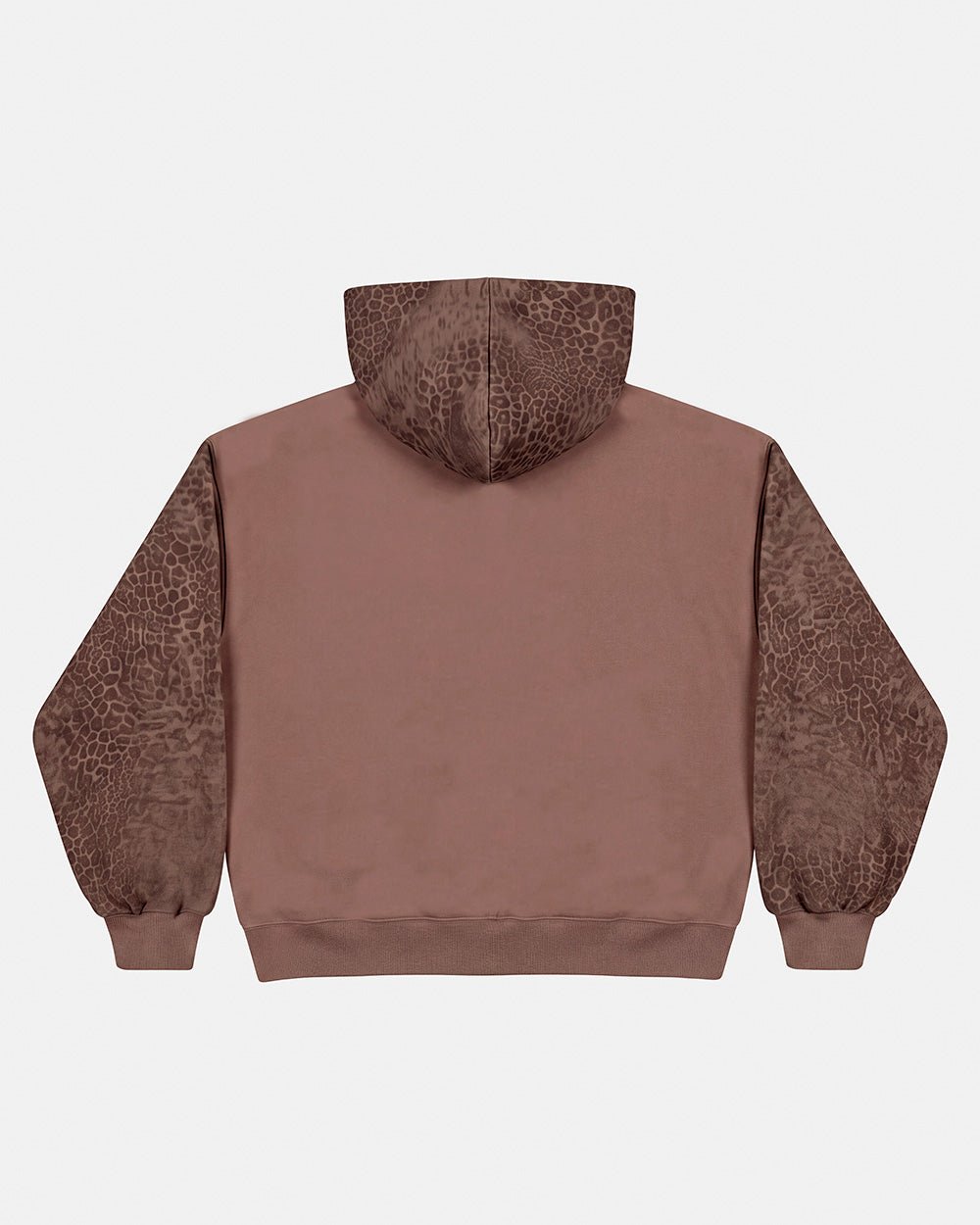 STRIPE ZIP HOODIE BROWN - Cold Culture