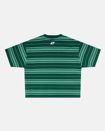 STRIPED TEE BAYBERRY GREEN