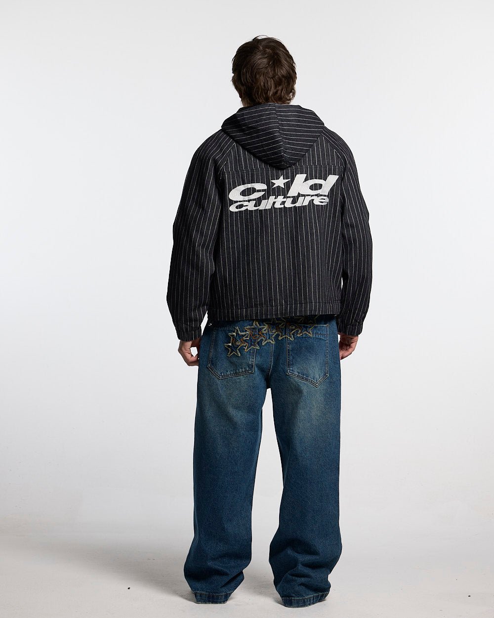 STRIPES CASINO JACKET NAVY - Cold Culture