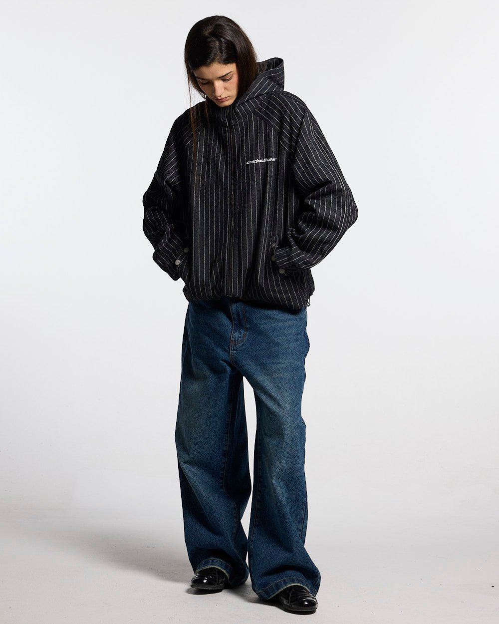 STRIPES CASINO JACKET NAVY - Cold Culture