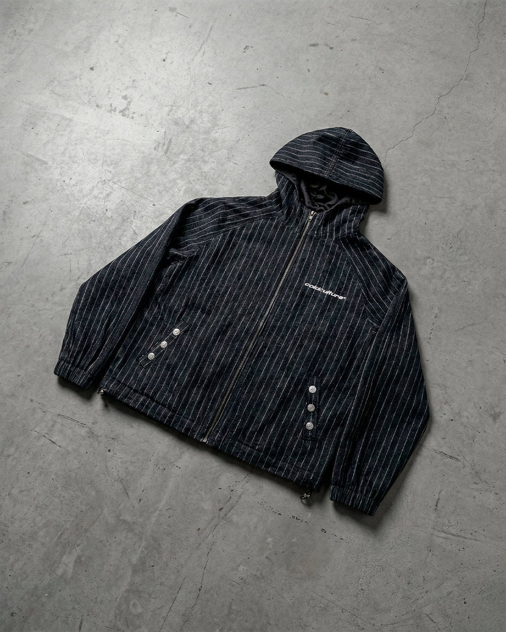 STRIPES CASINO JACKET NAVY - Cold Culture