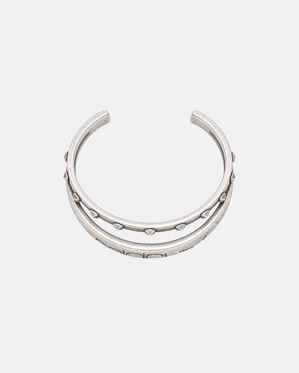 STUDDED BRACELET SILVER - Cold Culture