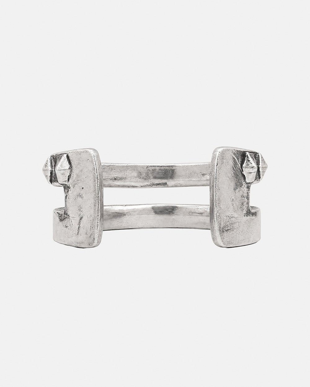 STUDDED BRACELET SILVER - Cold Culture