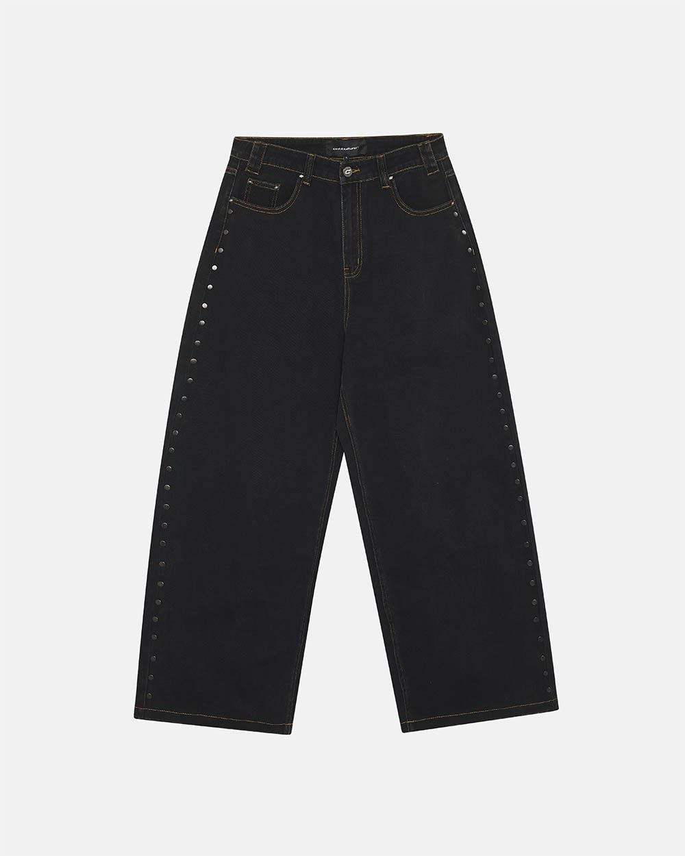 STUDS JEANS BLACK DENIM - COLD CULTURE