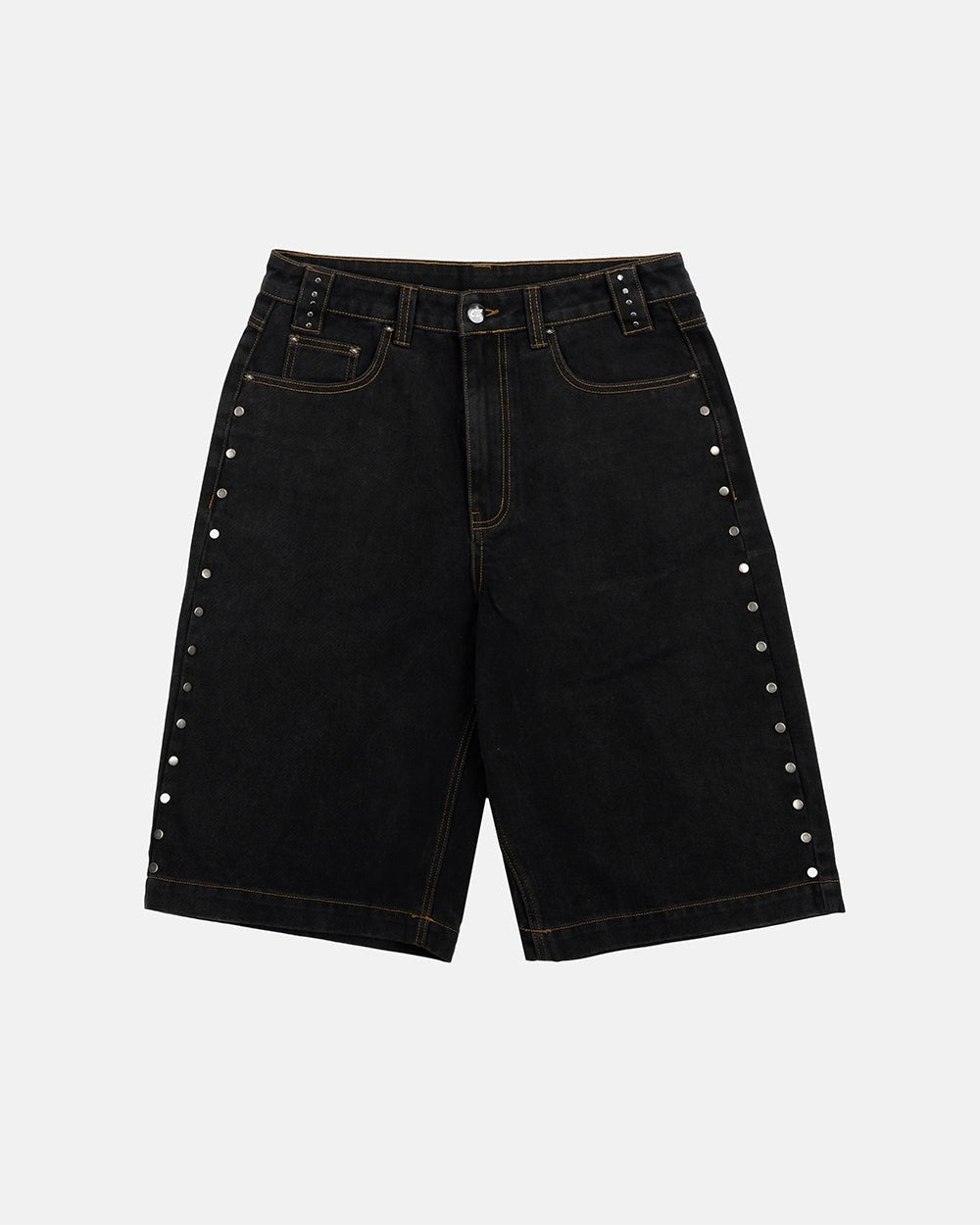 STUDS SHORT BLACK - Cold Culture