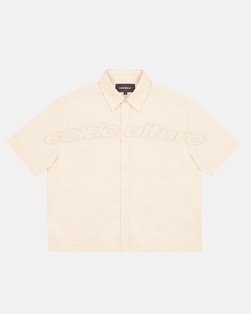 SUN DISTRESS SHIRT BEIGE - Cold Culture
