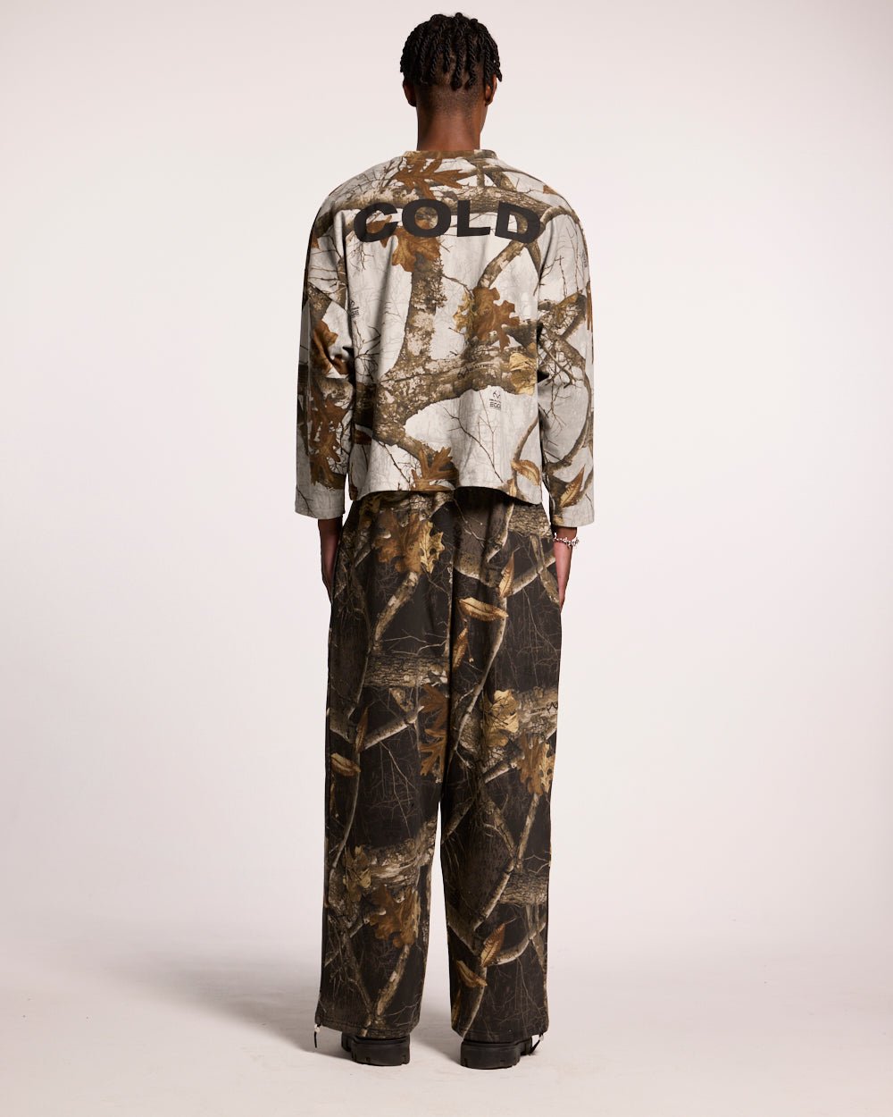 SWEATPANTS REALTREE BLACK - COLD CULTURE