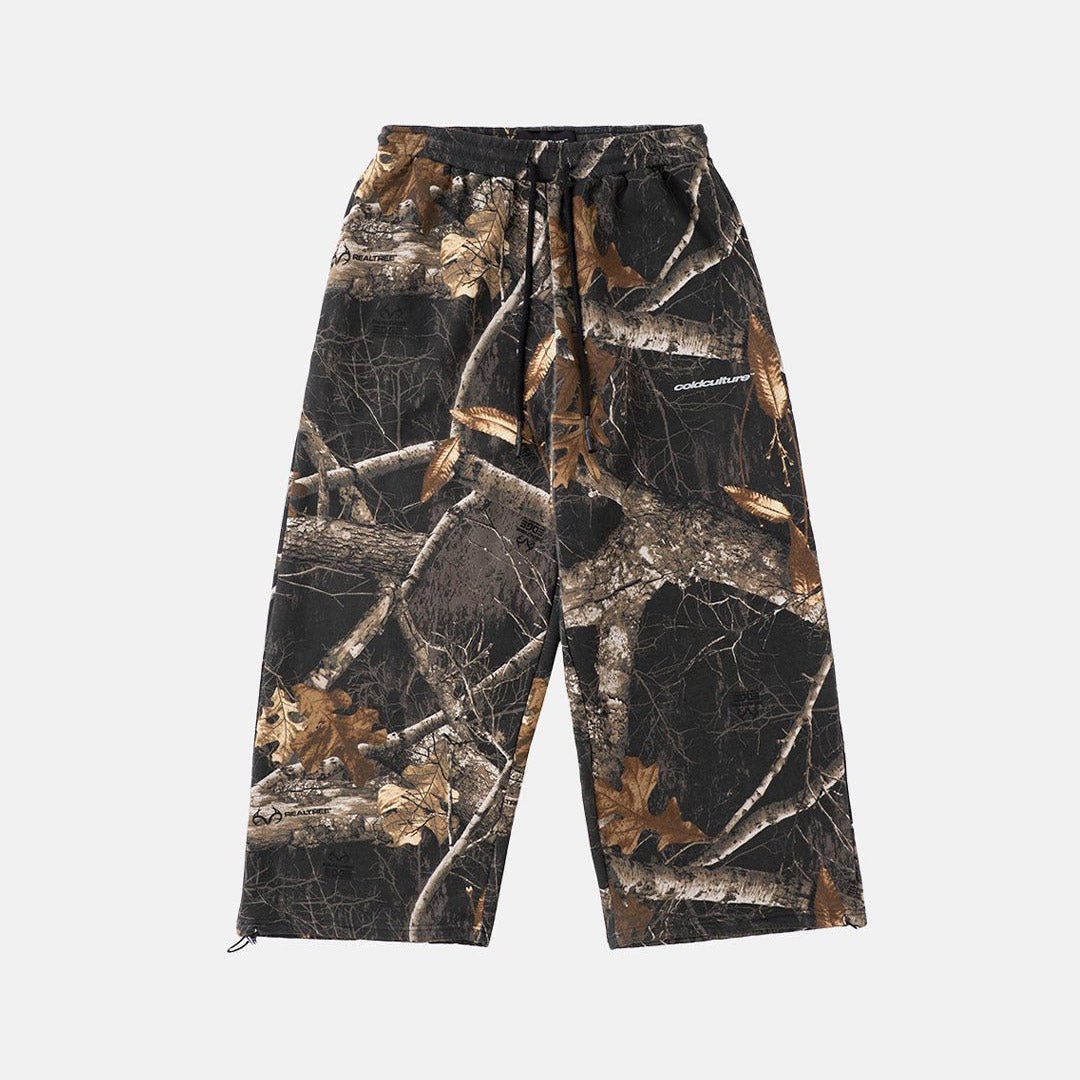 SWEATPANTS REALTREE BLACK - Cold Culture