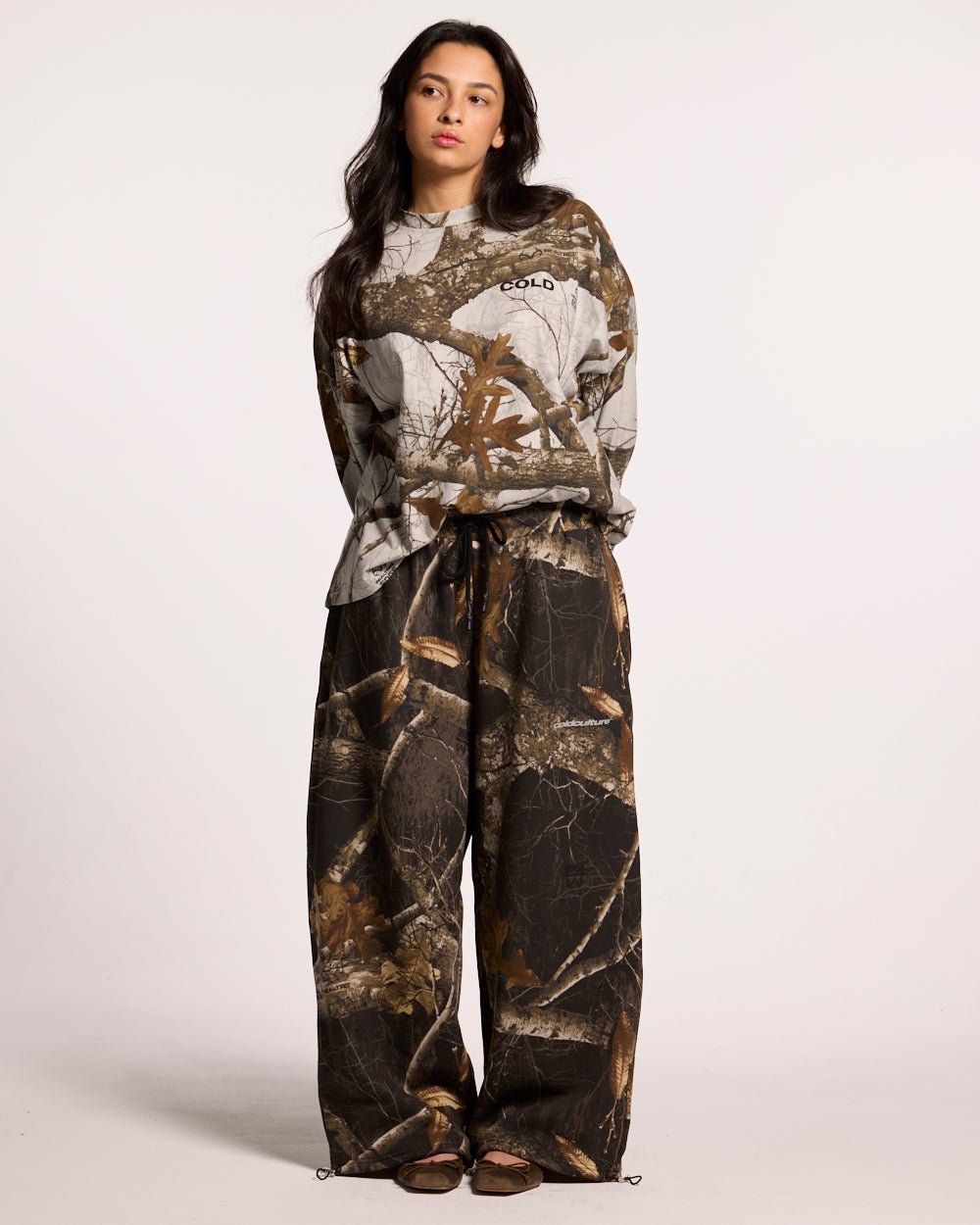 SWEATPANTS REALTREE BLACK - COLD CULTURE