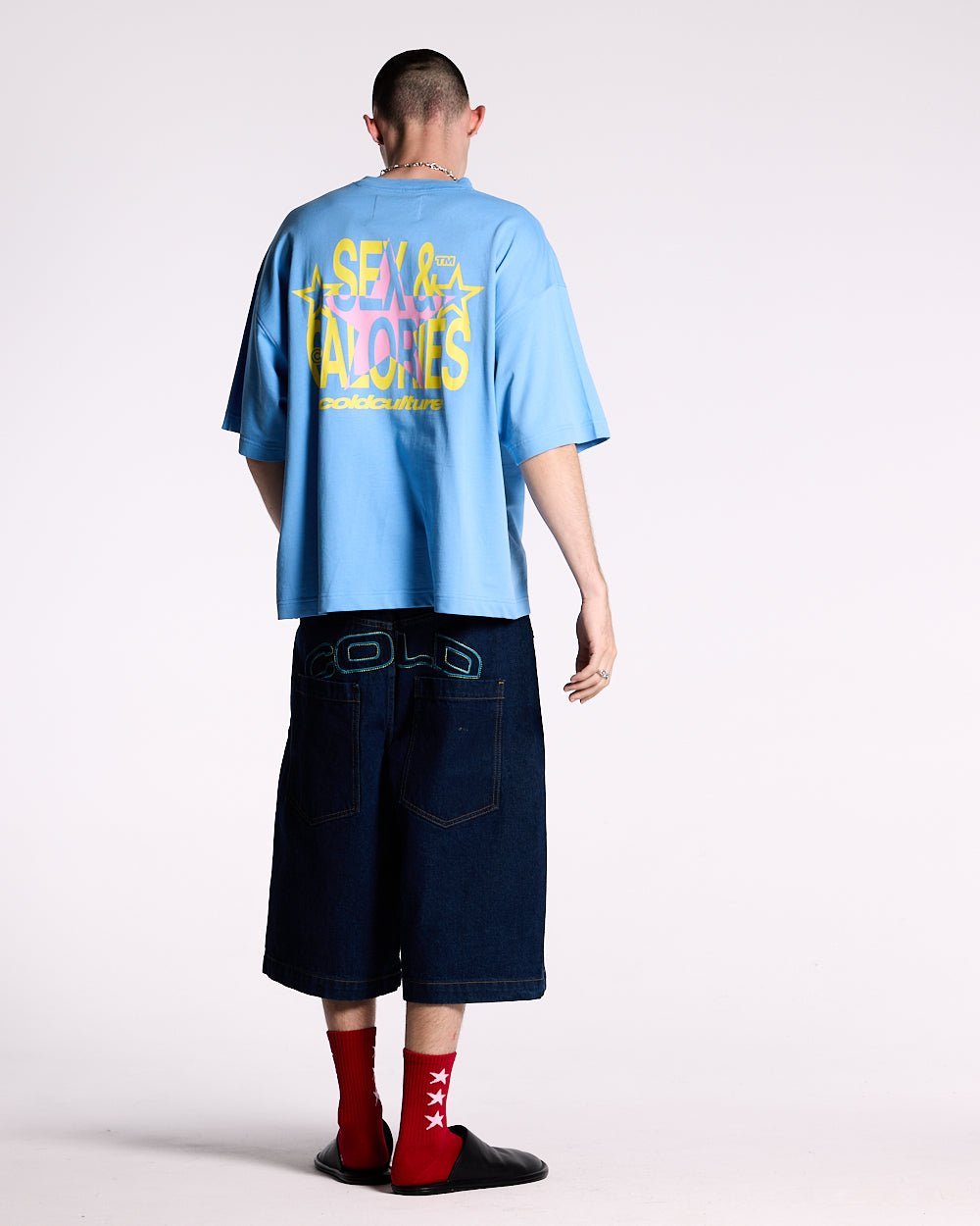 SWEET CALORIES TEE VISTA BLUE - COLD CULTURE