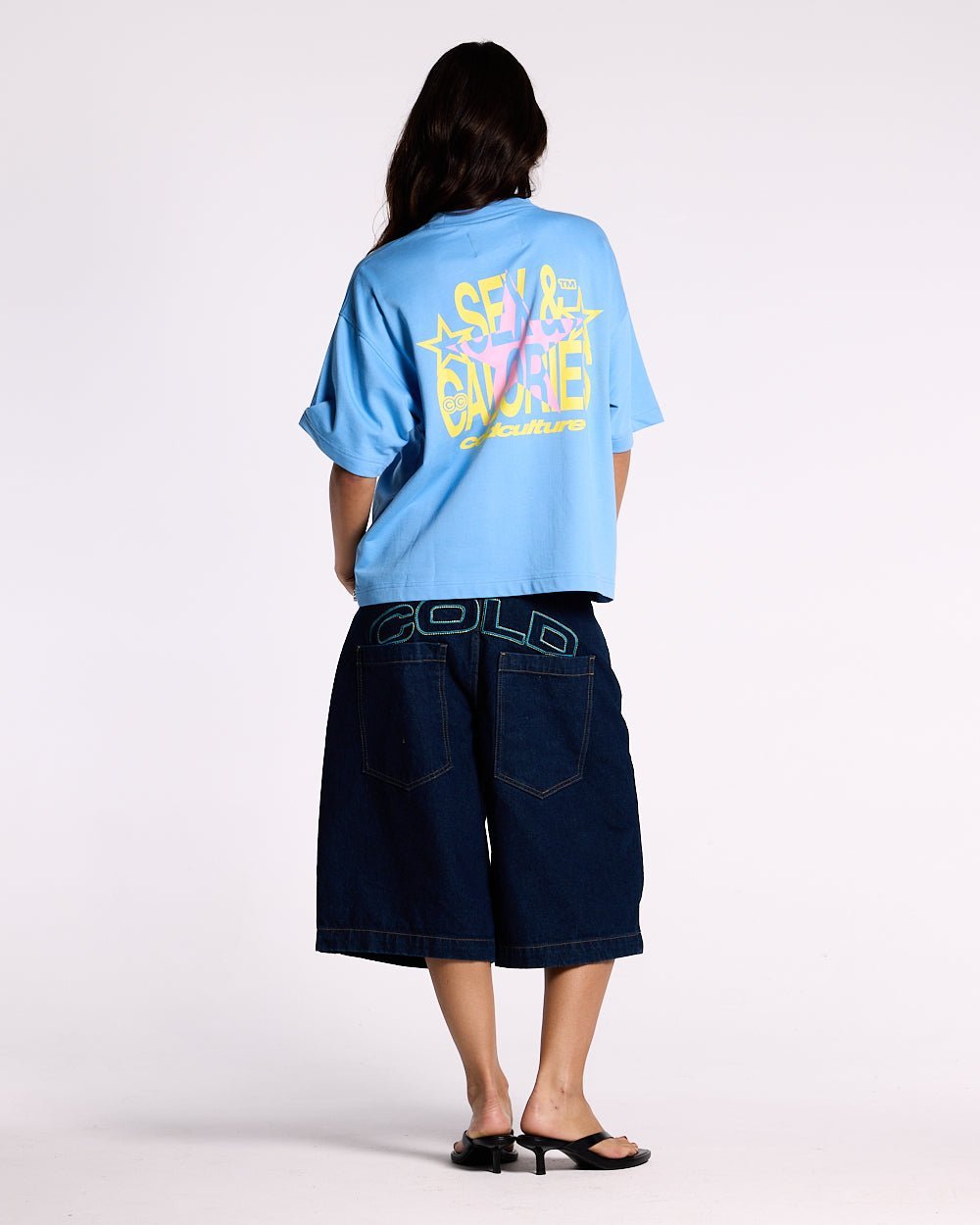SWEET CALORIES TEE VISTA BLUE - COLD CULTURE