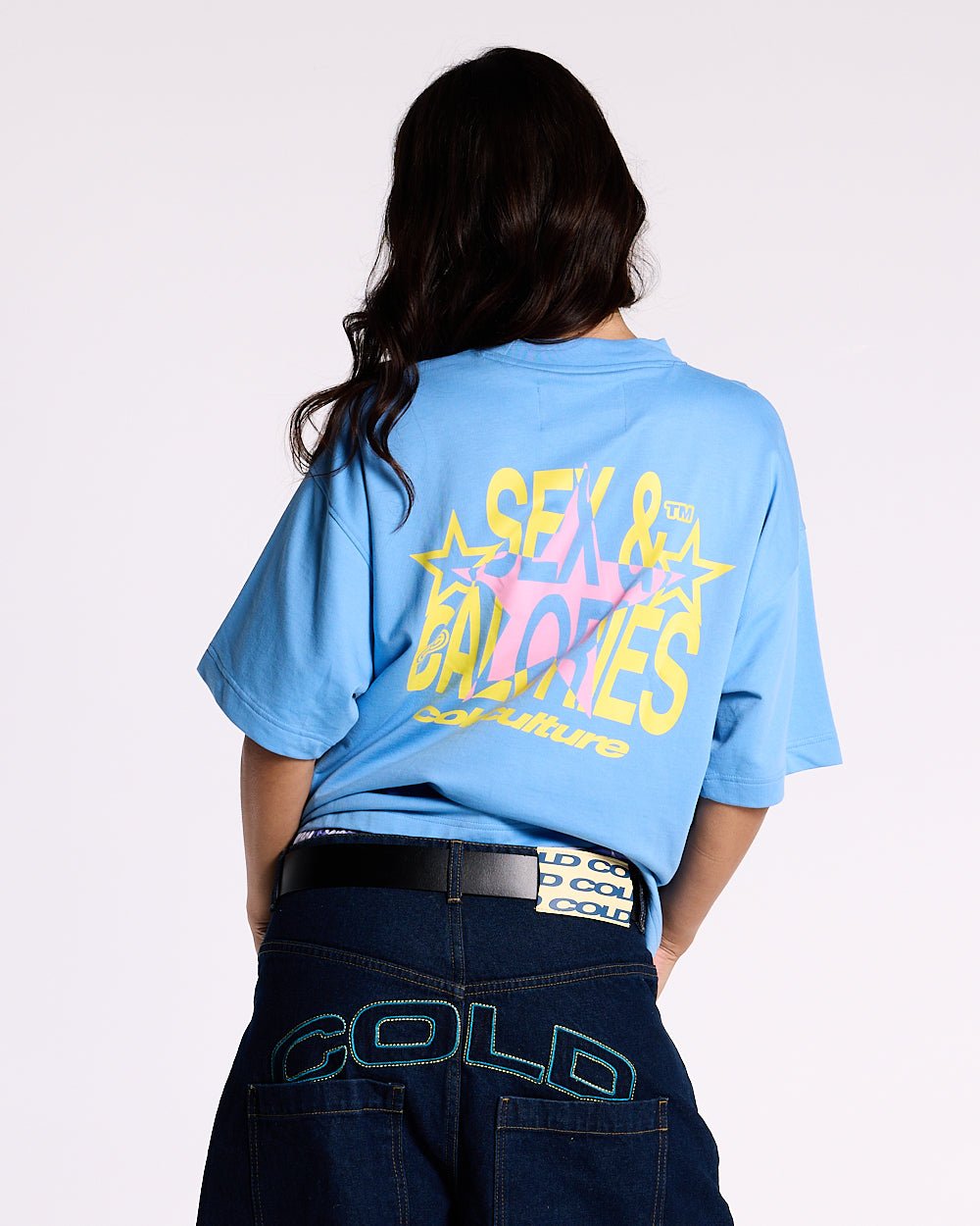 SWEET CALORIES TEE VISTA BLUE - COLD CULTURE