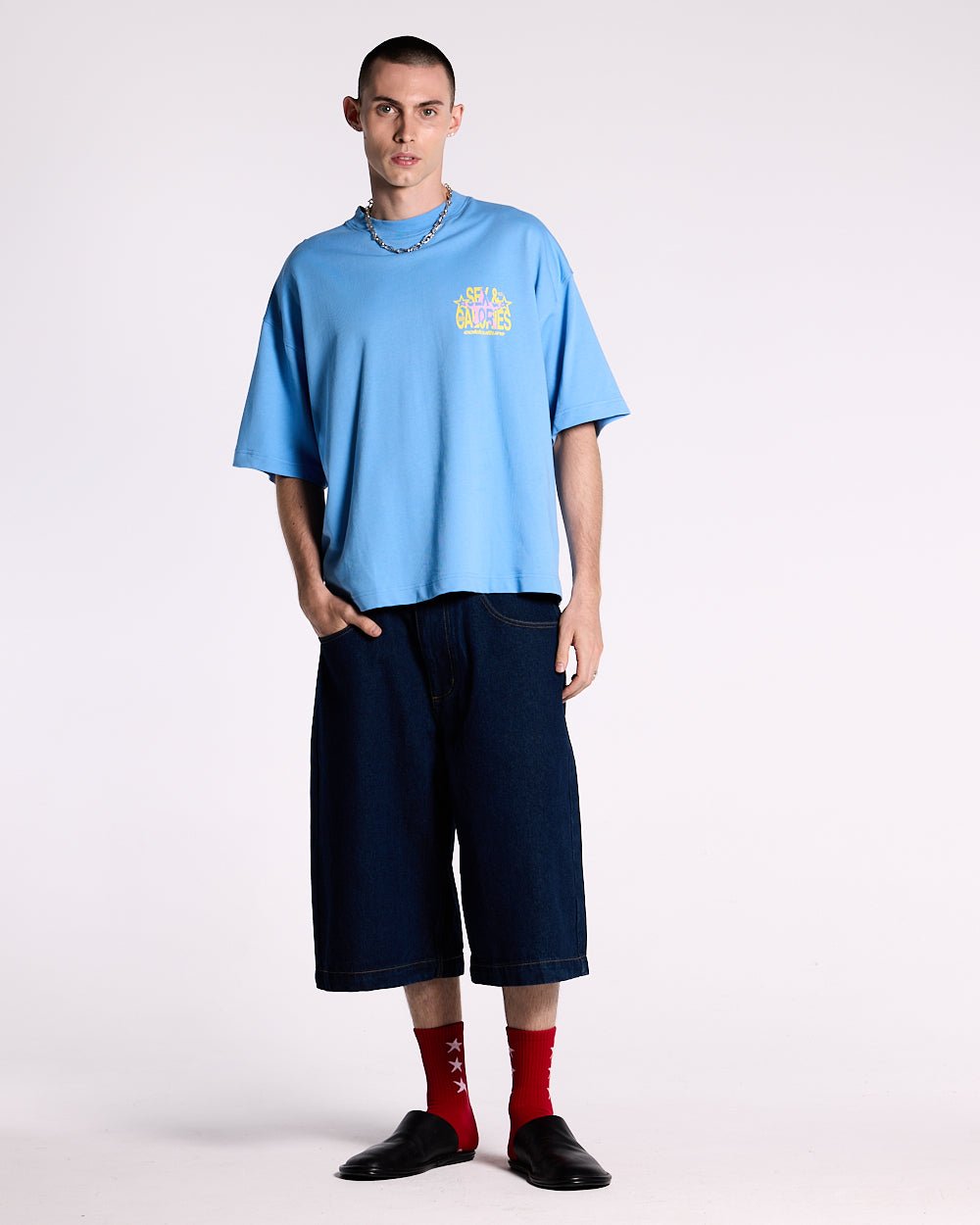 SWEET CALORIES TEE VISTA BLUE - COLD CULTURE