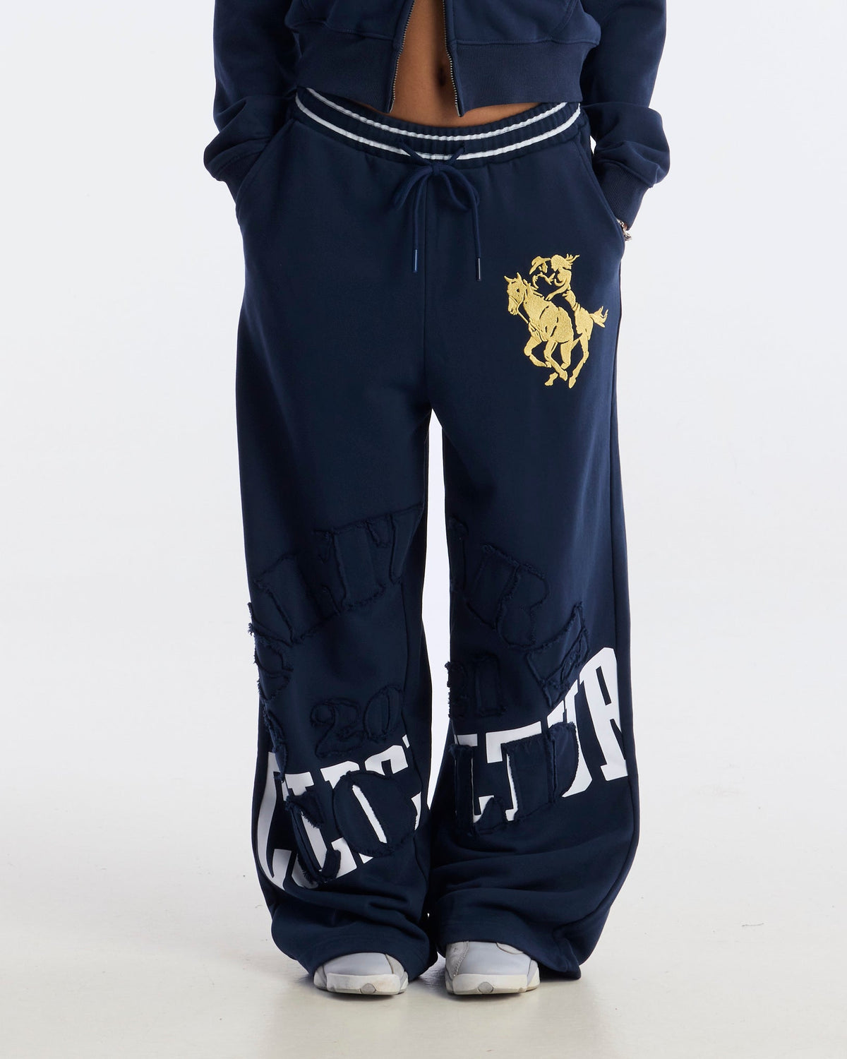 SWING SWEATPANTS NAVY - Cold Culture