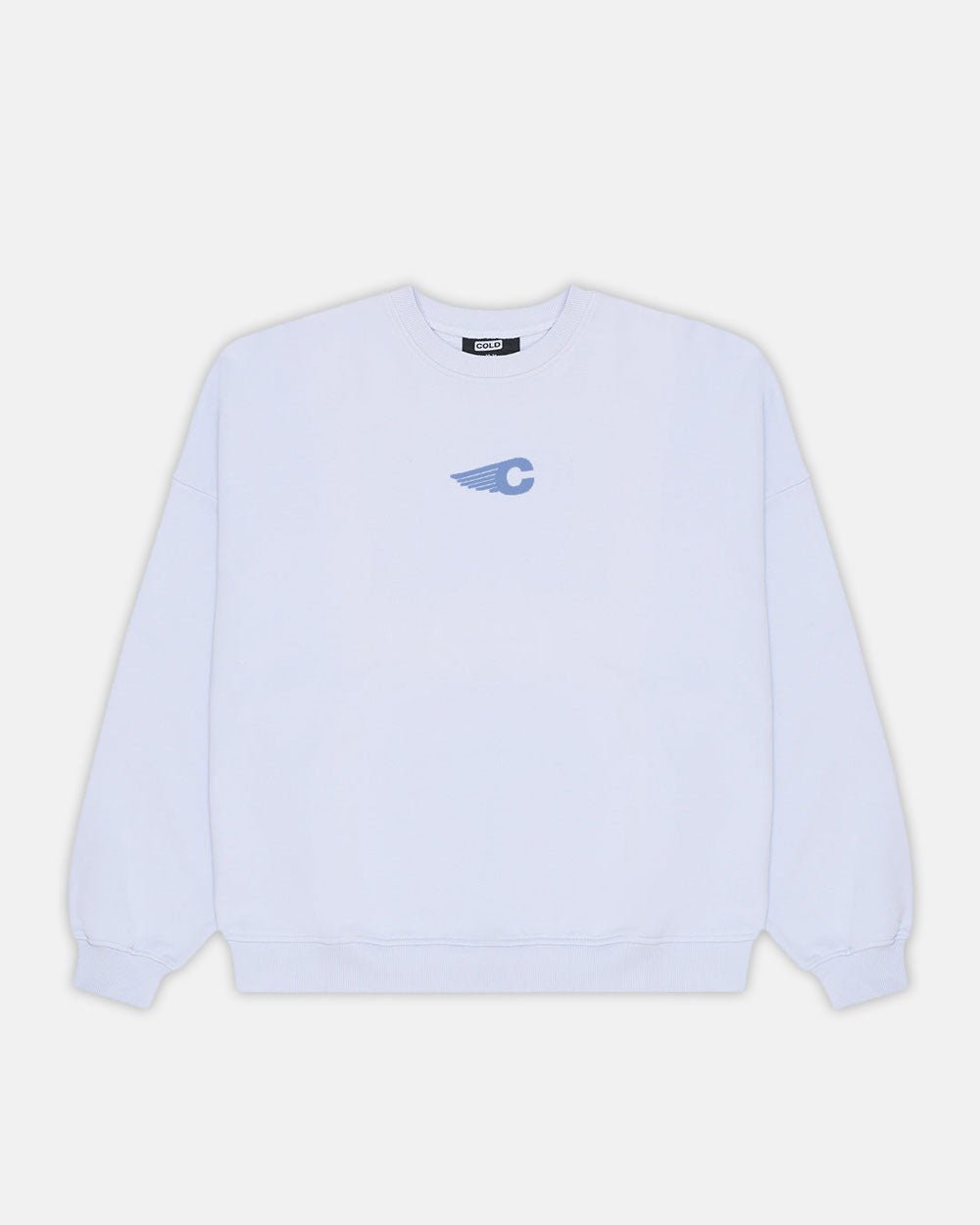 TAGLINE CREWNECK LIGHT BLUE - COLD CULTURE