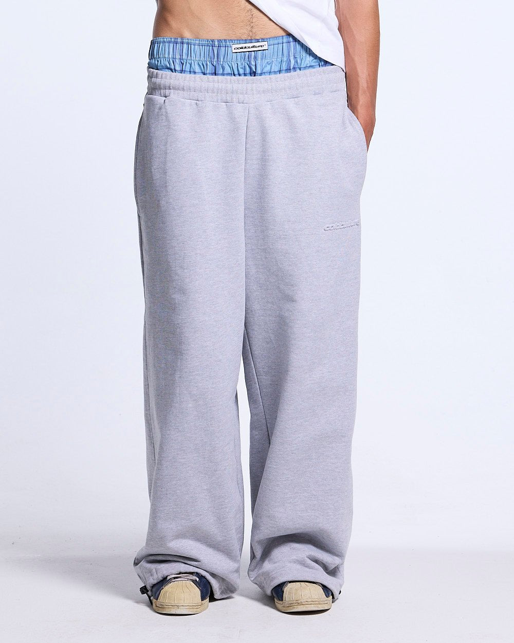 TAKE A PEAK SWEATPANTS HEATHER GREY - Cold Culture