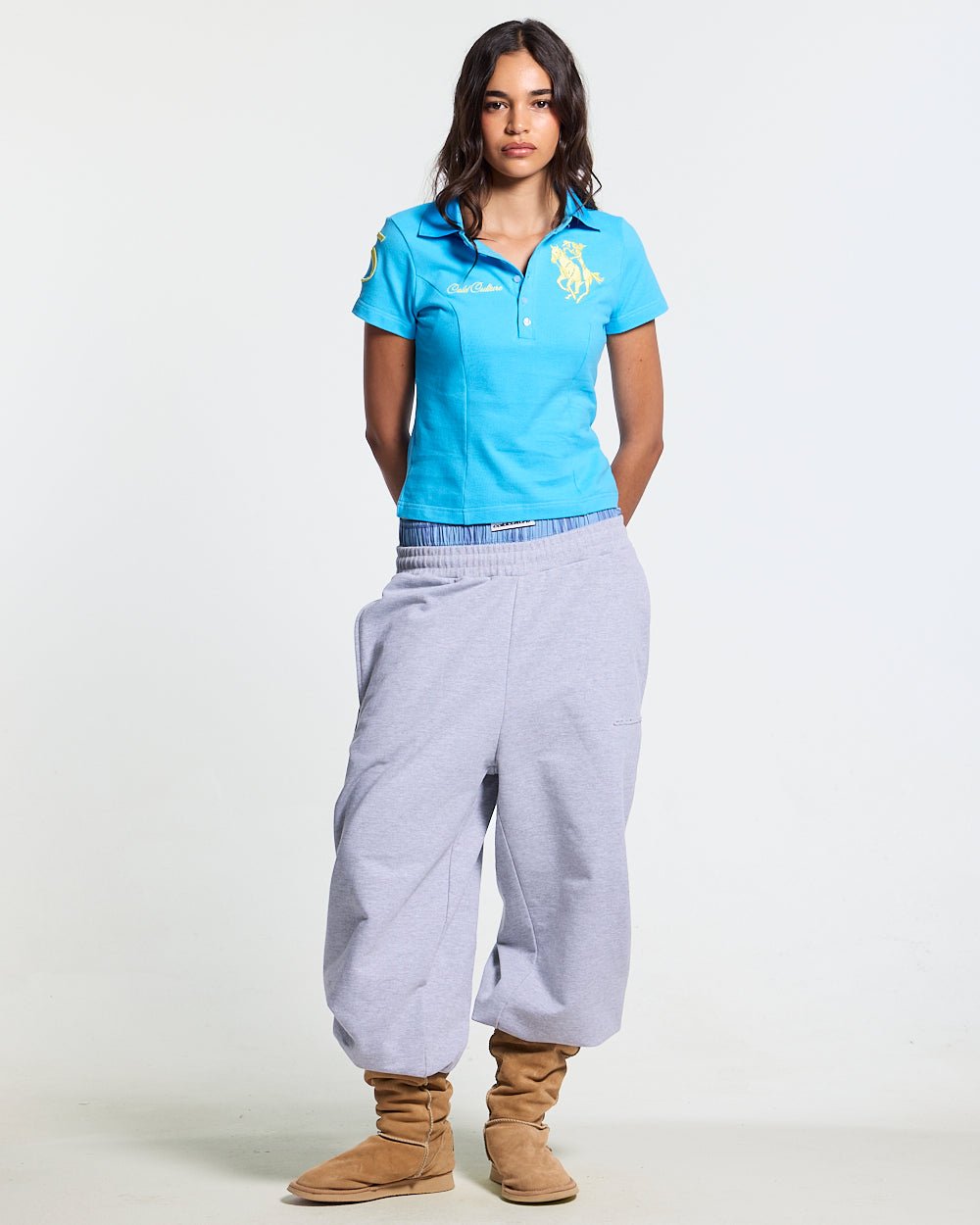 TAKE A PEAK SWEATPANTS HEATHER GREY - Cold Culture
