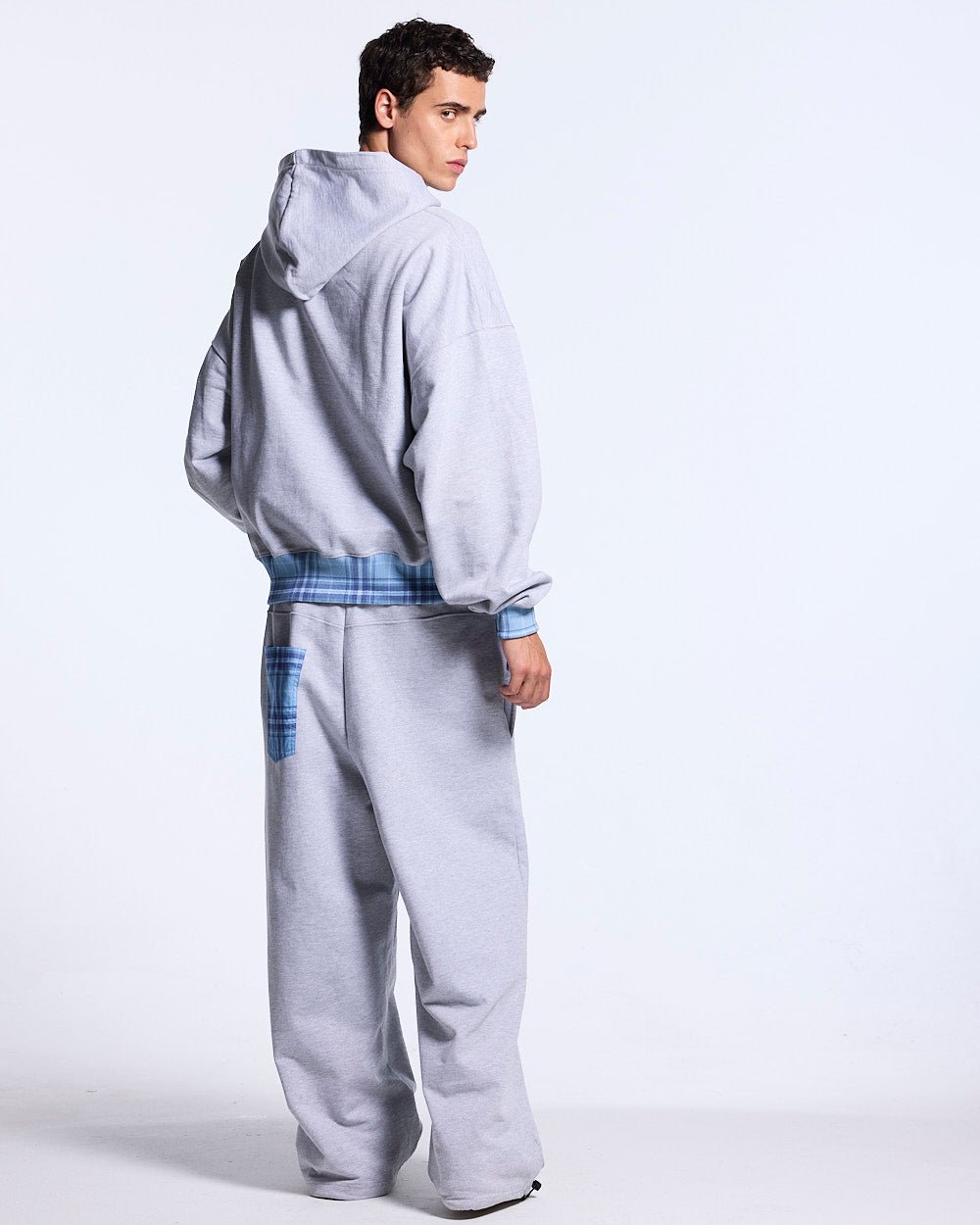 TAKE A PEAK ZIP HOODIE HEATHER GREY - Cold Culture