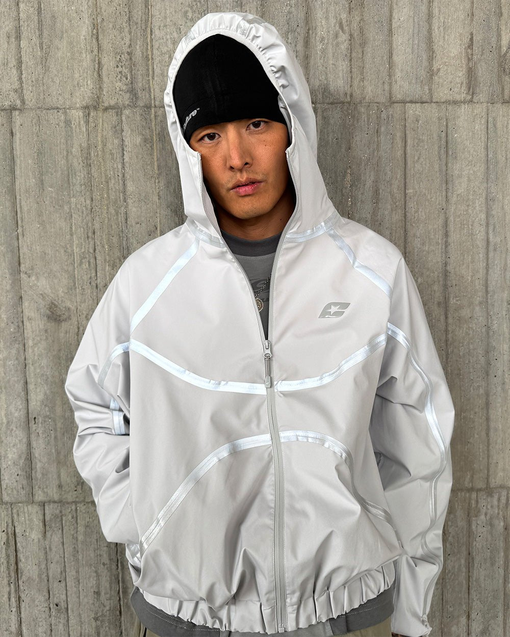 TAKE OFF LIGHTWEIGHT JACKET LIGHT GREY - COLD CULTURE