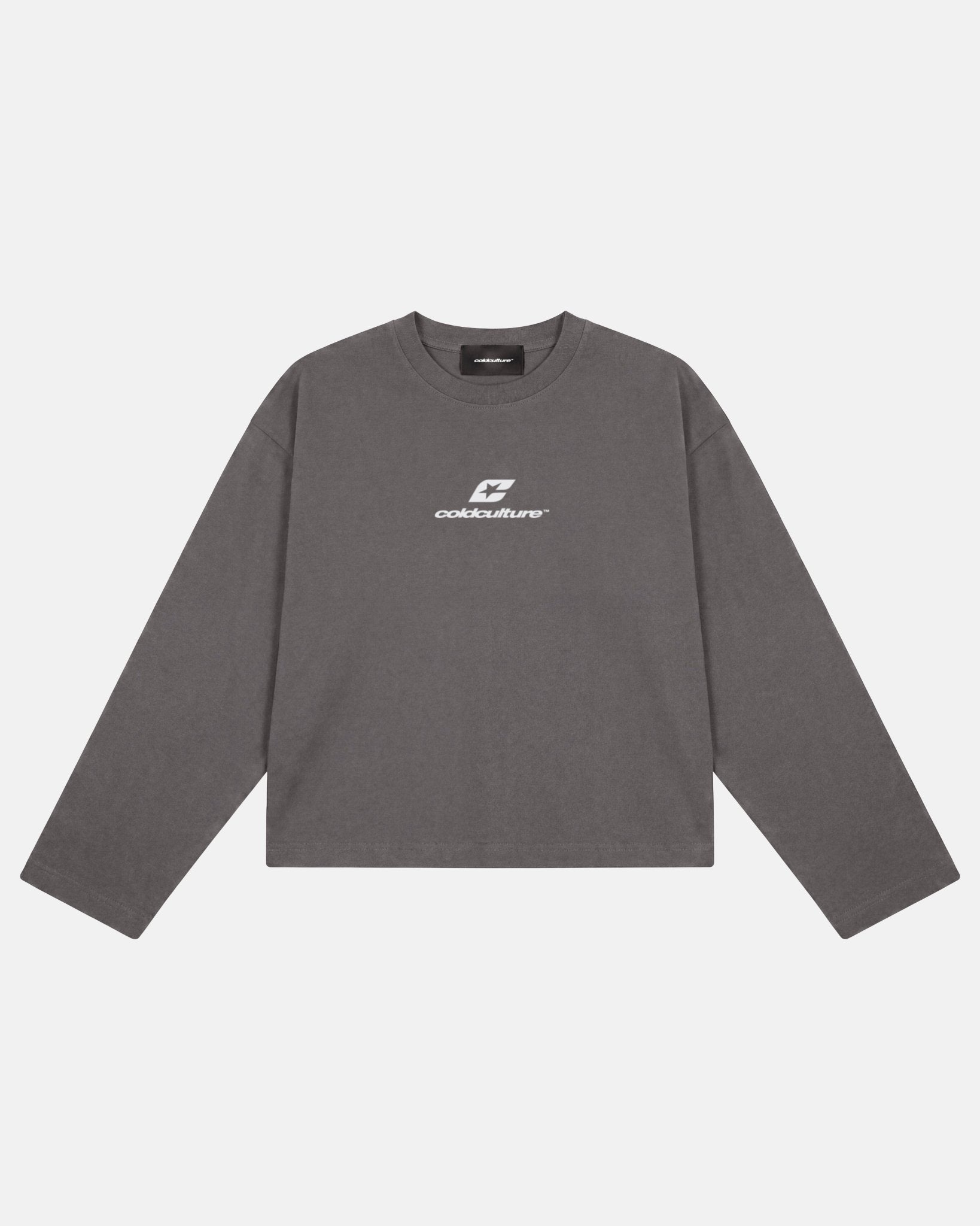 TARTAN DISTRESS CURVED LONGSLEEVE BLACK - Cold Culture