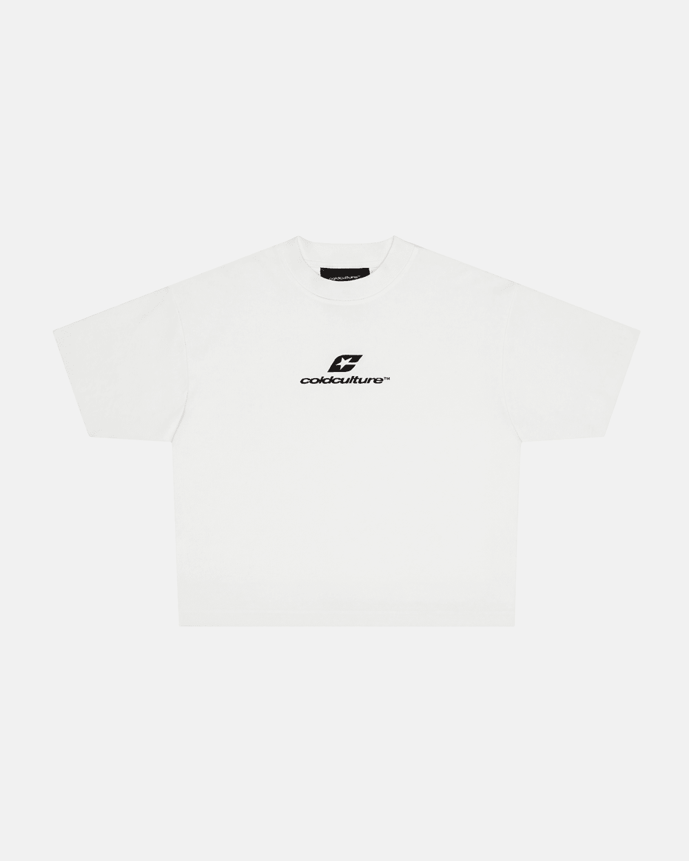TARTAN DISTRESS CURVED TEE WHITE - Cold Culture
