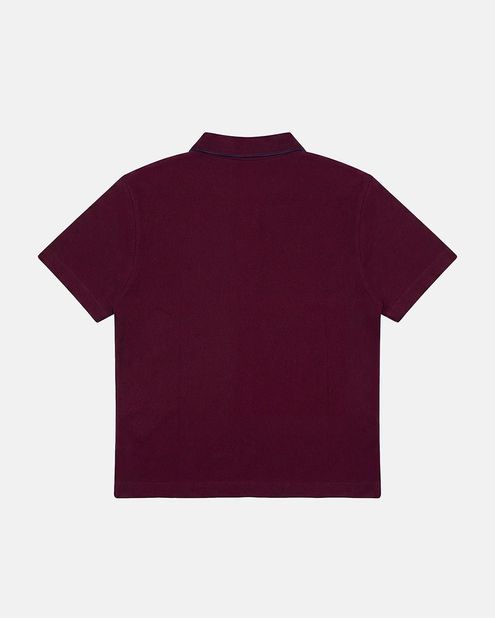 TARTAN SCRIPT POLO RED - Cold Culture