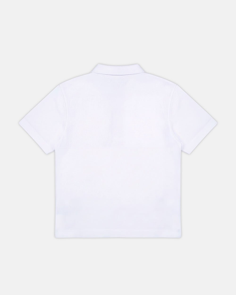 TARTAN SCRIPT POLO WHITE - Cold Culture