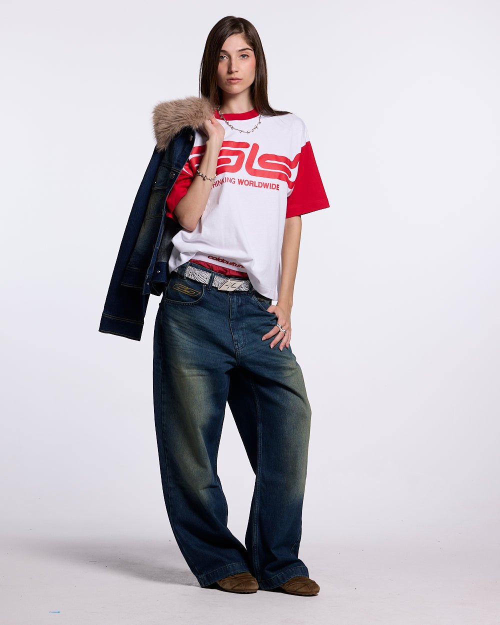 TEEN SPIRIT ERA TEE RED AND WHITE - COLD CULTURE