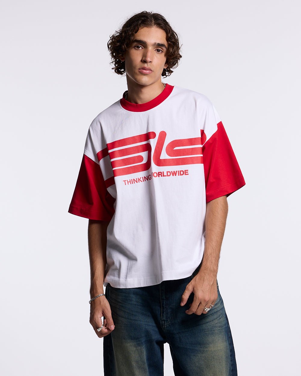 TEEN SPIRIT ERA TEE RED AND WHITE - COLD CULTURE